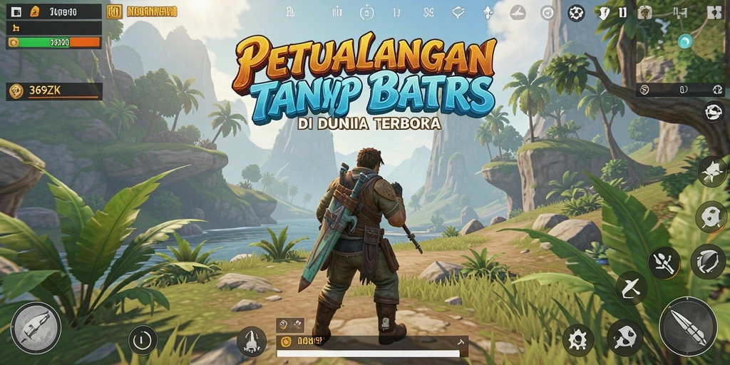 Screenshot gameplay 369ZK menampilkan petualangan menakjubkan dalam dunia terbuka.