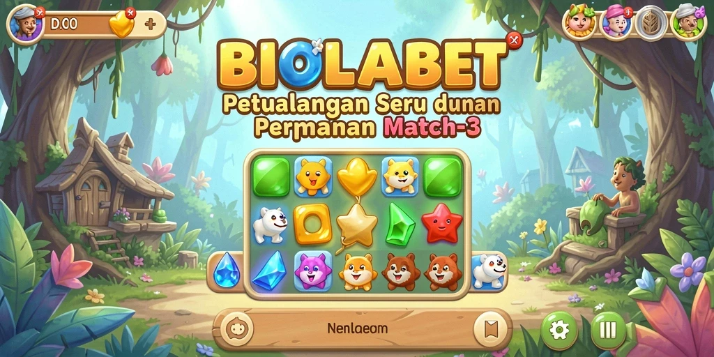 Tampilan gameplay seru dari BIOLABET yang menantang.