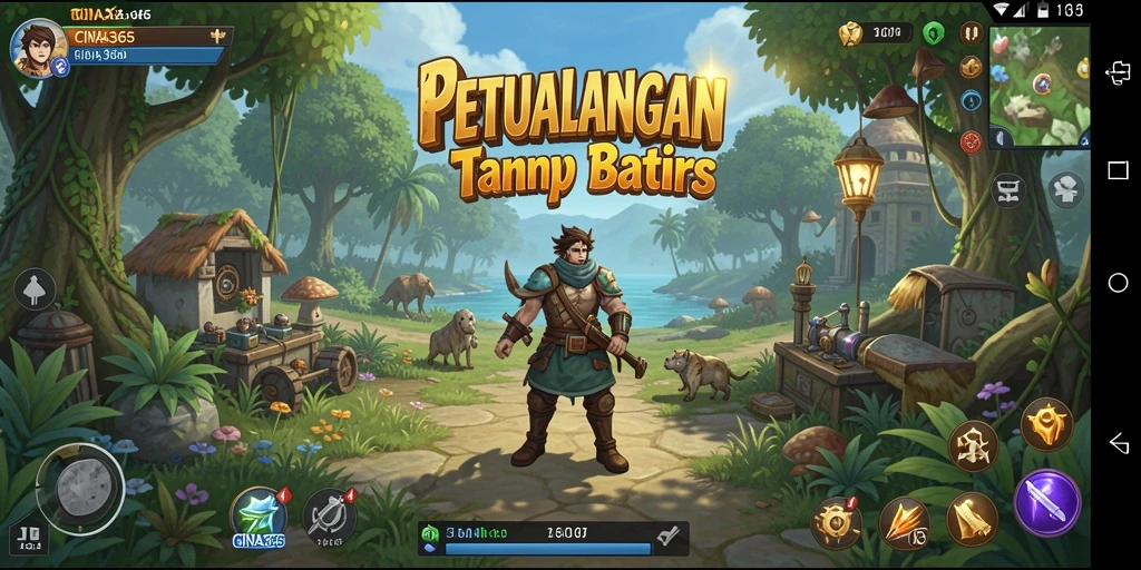 Screenshot CINA365 menampilkan petualangan seru dengan grafik yang memukau.