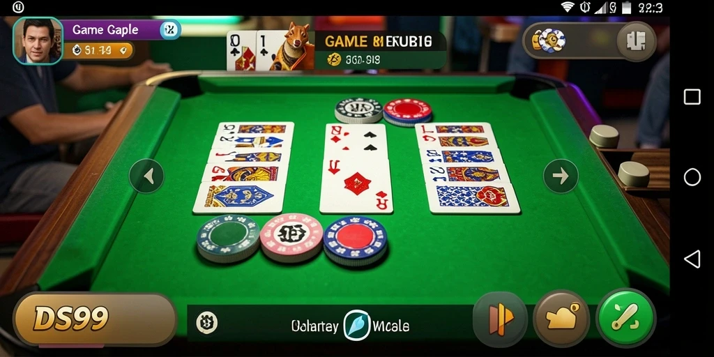 Tampilan menarik dari gameplay seru Gaple di DS99.