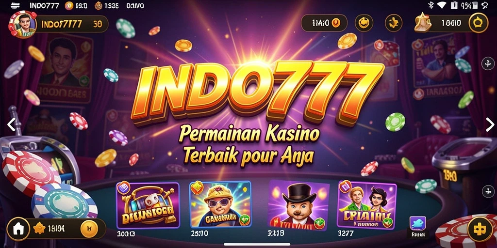 Screenshot gameplay INDO777 yang menampilkan keseruan permainan Kasino.
