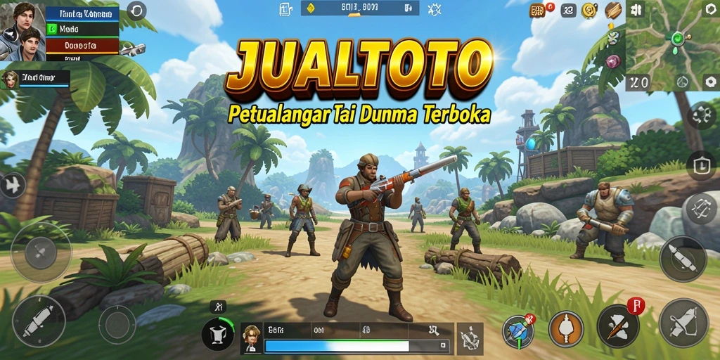 Tampilan gameplay Open World yang mendebarkan dari JUALTOTO.