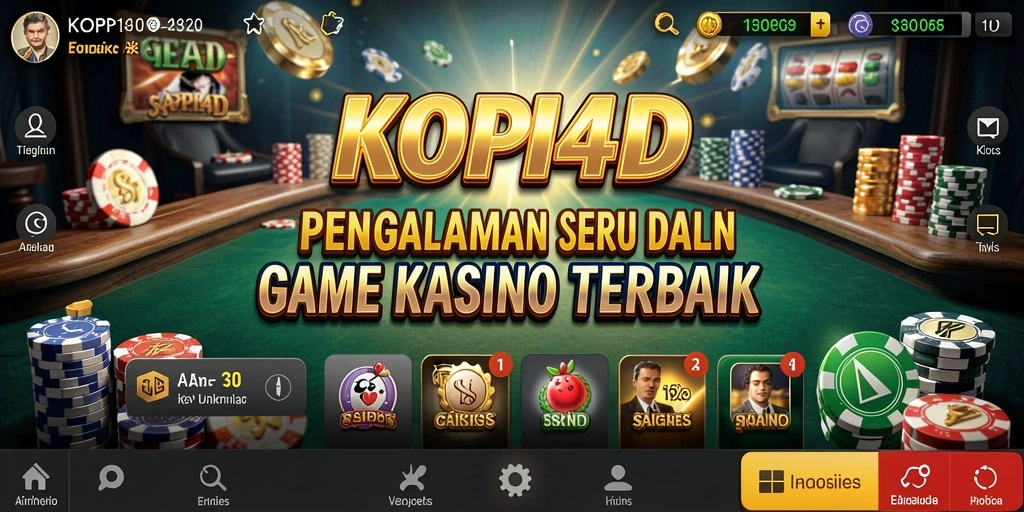 Tampilan gameplay menarik dari KOPI4D yang memukau.