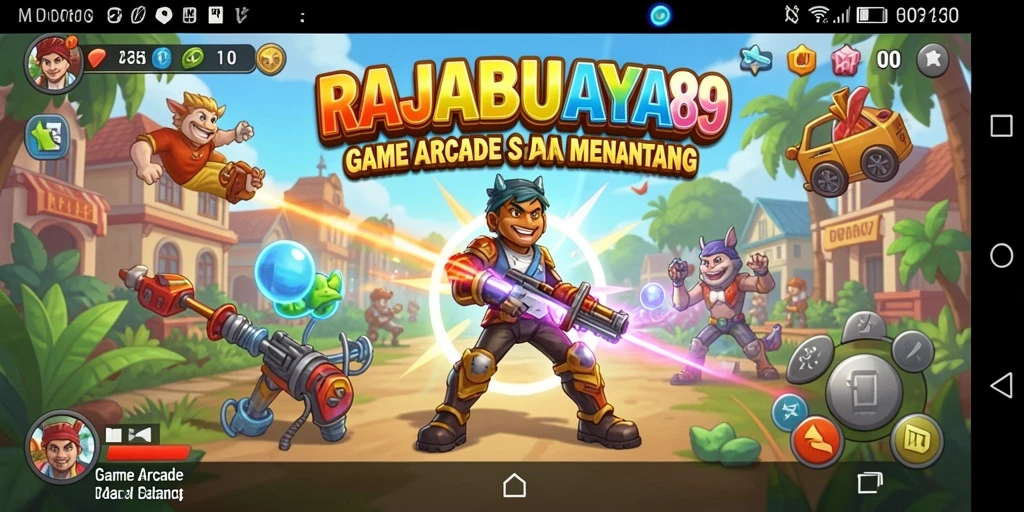 Tampilan gameplay yang mendebarkan dalam RAJABUAYA89