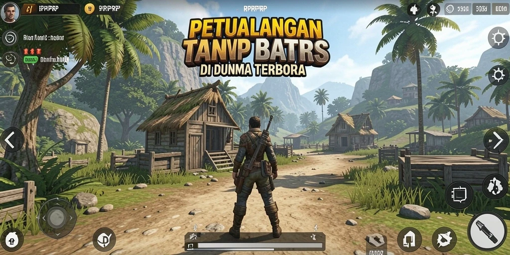Menampilkan gameplay RPRPRP di dunia terbuka yang luas.
