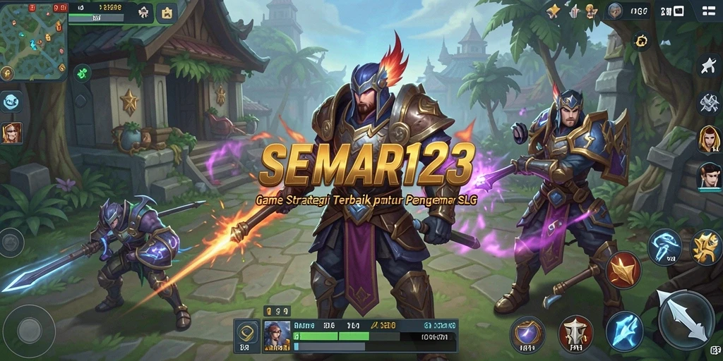 Tangkapan layar dari gameplay <strong>SEMAR123</strong> yang menunjukkan medan perang yang strategis.