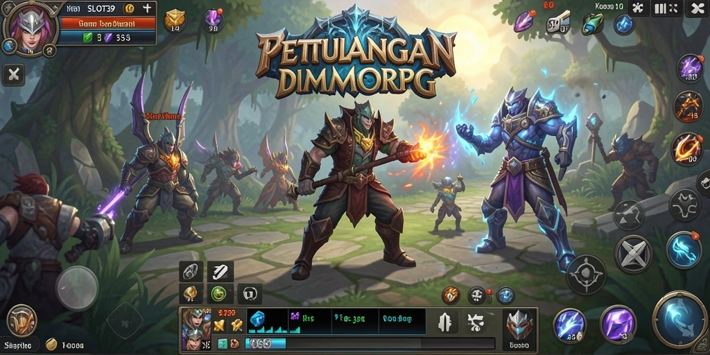 Tampilan gameplay menarik dalam dunia MMORPG SLOT39.