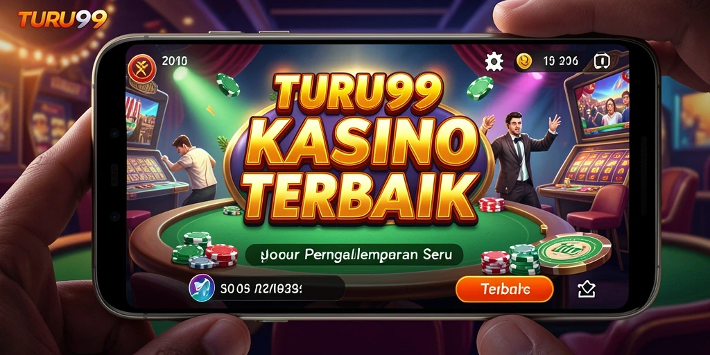Screenshot utama TURU99 menampilkan gameplay Kasino yang menarik.