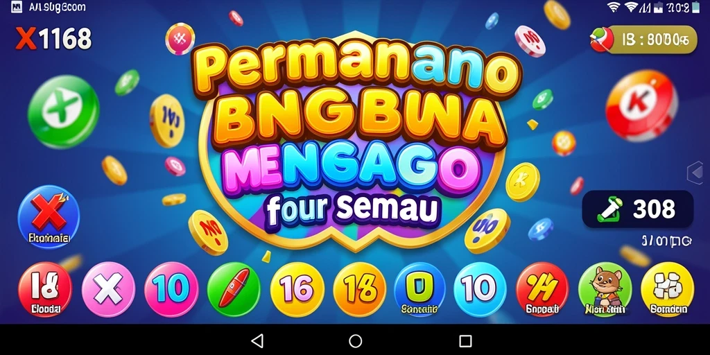 Tampilan menarik dari gameplay Bingo di X168.